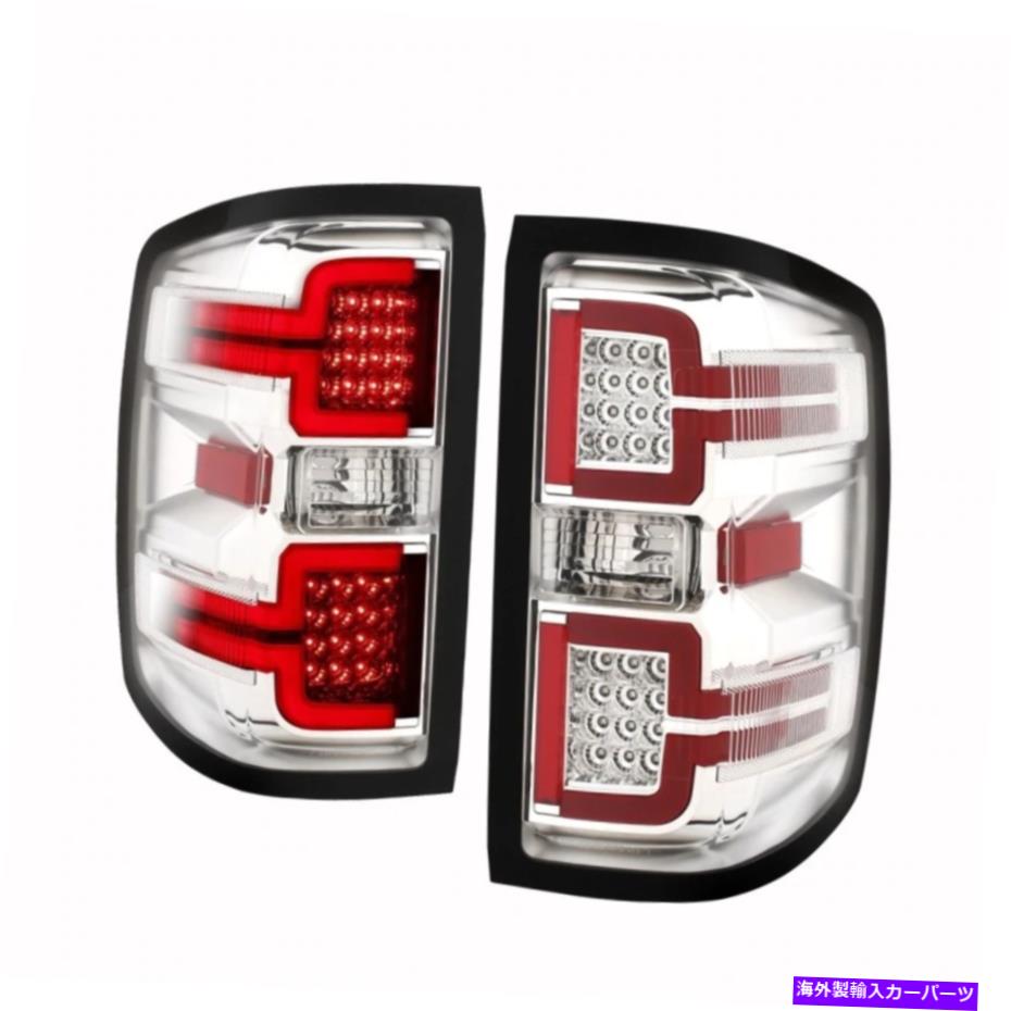 USテールライト Silverado 1500 LED Taillights Chrome for Silverado for Silmights ChromeのためのAnzo 2014-2018(311291) ANZO 2014-2018 for Chevy for Silverado 1500 LED Taillights Chrome (311291)【並行輸入品】|Us Custom Parts Shop USDM