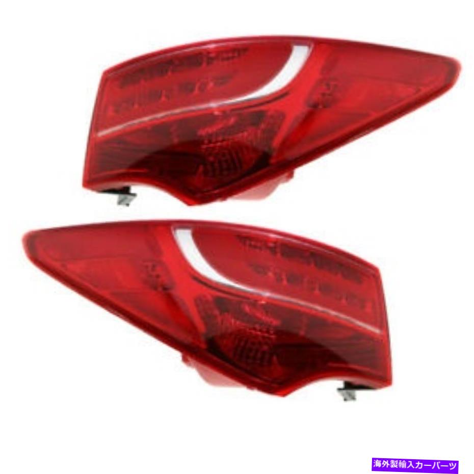 USテールライト 13-16サンタフェスポーツアウターTaillight TaillampリアテールライトLEDセットペア For 13-16 Santa Fe Sport Outer Taillight Taillamp Rear Tail Light LED Set Pair【並行輸入品】|Us Custom Parts Shop USDM