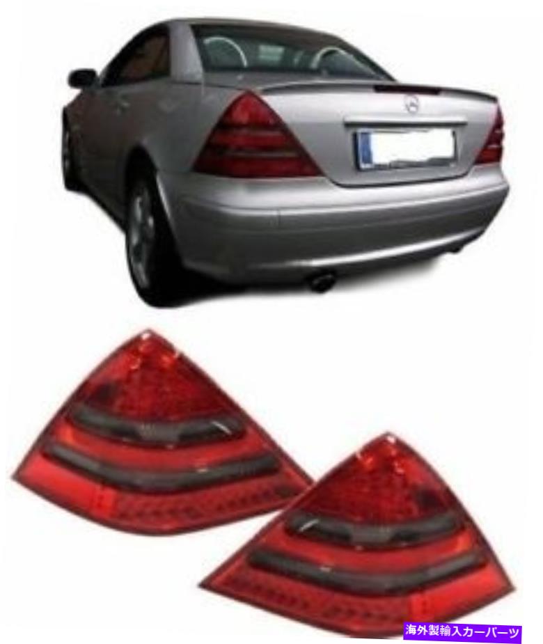 USテールライト スモークLEDテールライト用メルセデスSLK R170 4 / 1996-4 / 2004モデルクリスマスプレゼント SMOKED LED TAIL LIGHTS FOR MERCEDES SLK R170 4/1996-4/2004 MODEL CHRISTMAS GIFT【並行輸入品】