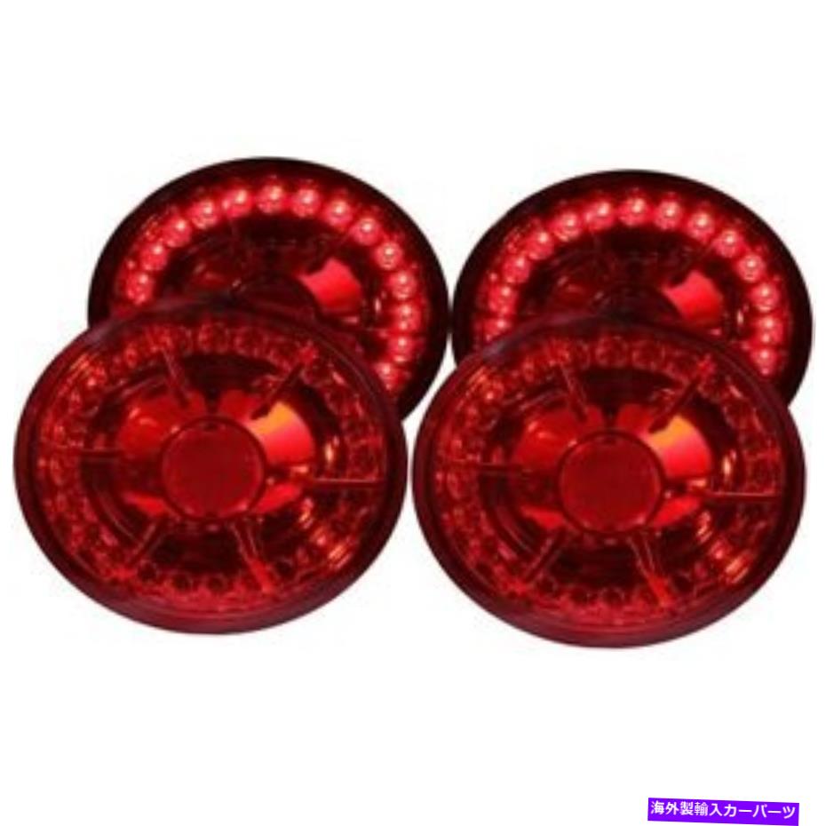USテールライト 05-12のシボレーコルベット/ 06-12コルベットZ06のためのAnzoテールライトLED赤 Anzo Tail Lights LED Red For 05-12 Chevy Corvette / 06-12 Corvette Z06 #321168【並行輸入品】