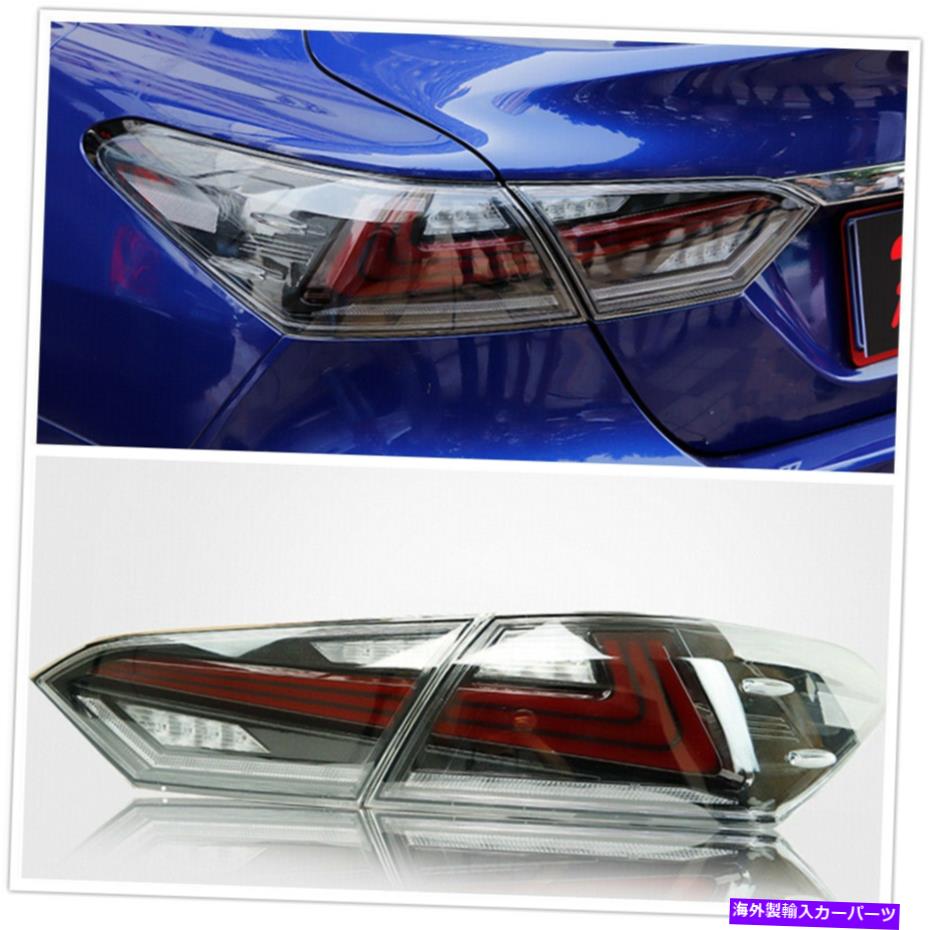 USテールライト 2倍トヨタカムリーLEDテールライトアセンブリLEDリアランプ2018クリアレンズ新品 2x For Toyota Camry LED Taillights Assembly LED Rear Lamps 2018 Clear Lense New【並行輸入品】|Us Custom Parts Shop USDM