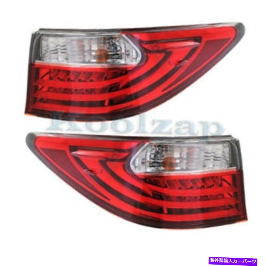 USテールライト 13-15 ES300H / ES350外部Taillight Taillampブレーキライトテールランプセットペア For 13-15 ES300h/ES350 Outer Taillight Taillamp Brake Light Tail Lamp Set Pair【並行輸入品】