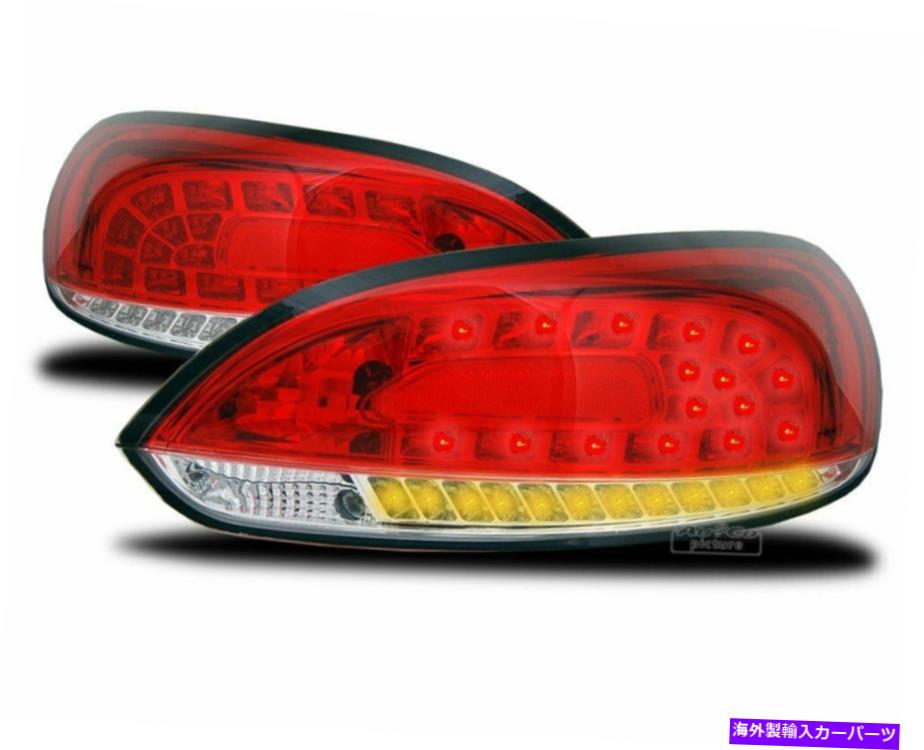 USテールライト Luces Traseras Para VW Scirocco 3 III 2008-2014 Rojo Blanco LED US LDVWI1WP Xino Luces Traseras para VW Scirocco 3 III 2008-2014 Rojo Blanco LED US LDVWI1WP XINO【並行輸入品】