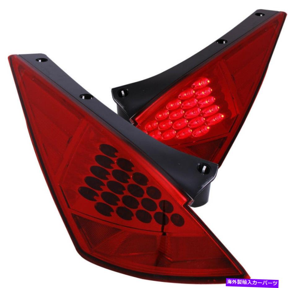 USテールライト 350Z LED Taillights Red - ANZ321083用のAnzo 2003-2005 ANZO 2003-2005 For 350Z LED Taillights Red - anz321083【並行輸入品】