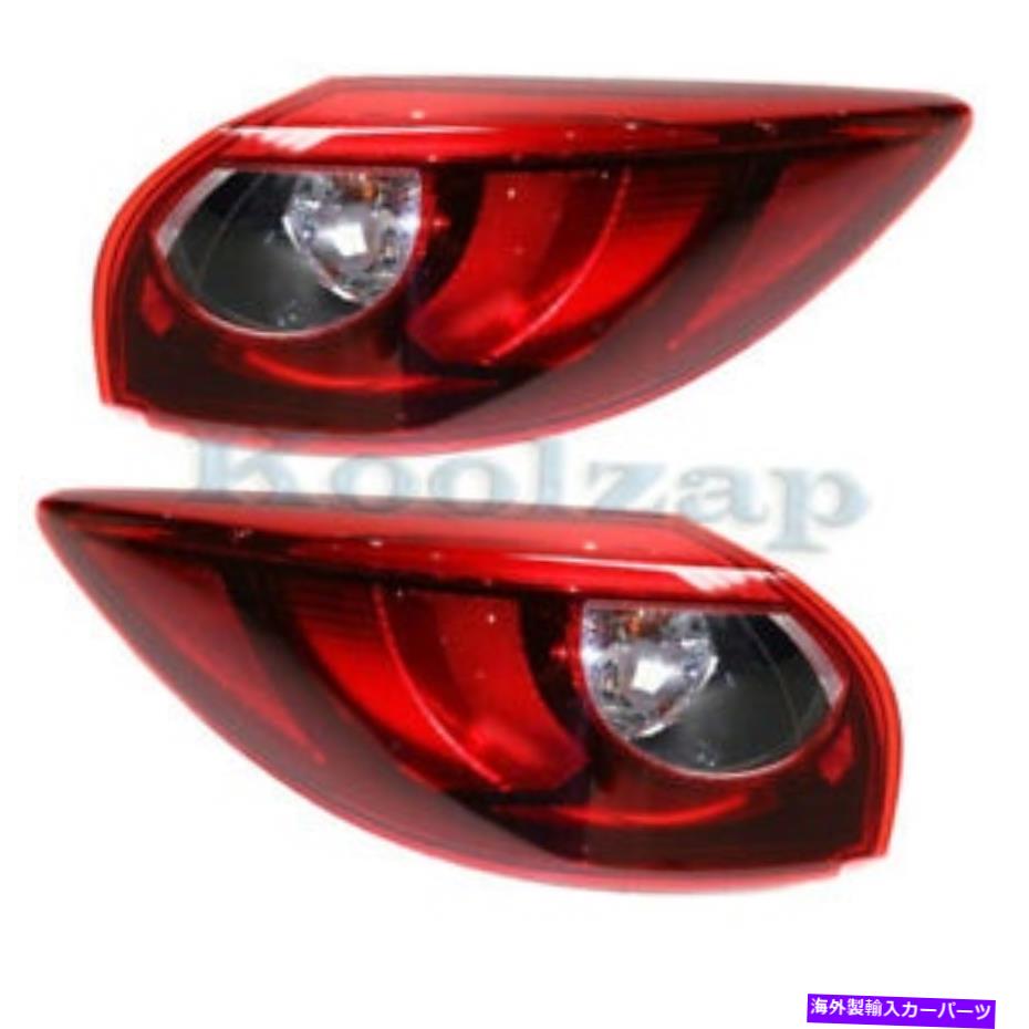 USテールライト 2016 CX-5 CX5 2.0L / 2.5L外側Taillight TaillampリアLEDテールライトセットペア 2016 CX-5 CX5 2.0L/2.5L Outer Taillight Taillamp Rear LED Tail Light Set Pair【並行輸入品】