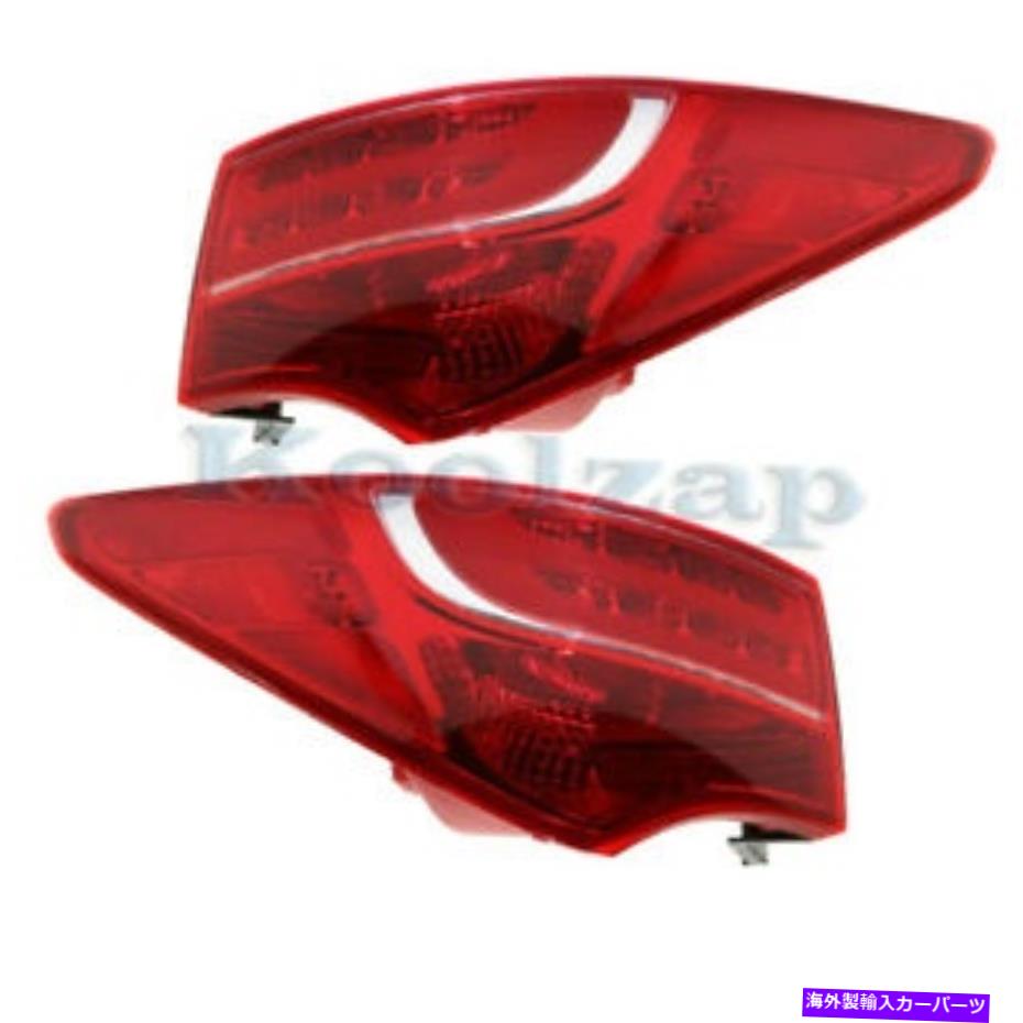 USテールライト 13-16サンタフェスポーツアウターTaillight TaillampリアテールライトLEDセットペア For 13-16 Santa Fe Sport Outer Taillight Taillamp Rear Tail Light LED Set Pair【並行輸入品】