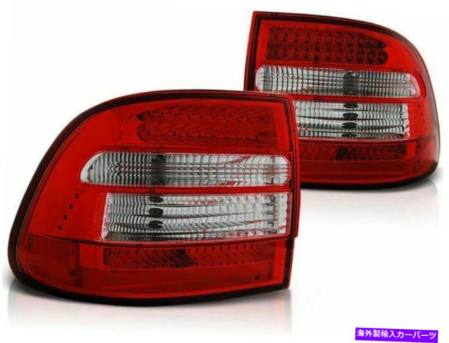 USテールライト Porsche Cayenne 2002 2003 2004 2005 2006テールライトLDPO01赤ホワイトLED PORSCHE CAYENNE 2002 2003 2004 2005 2006 TAIL LIGHTS LDPO01 RED WHITE LED【並行輸入品】