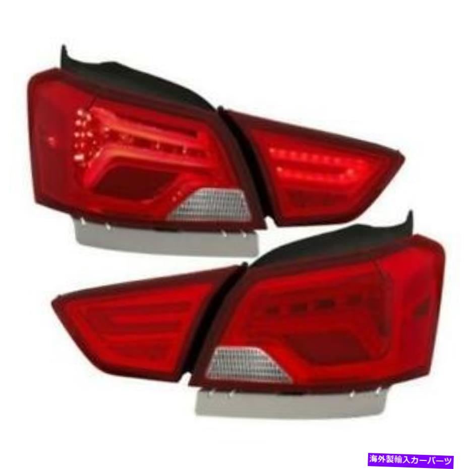 USテールライト Anzo LEDテールライト赤/クリアフィット14-18シボレーインパラ ANZO LED Taillights Red/Clear Fits 14-18 Chevrolet Impala【並行輸入品】｜Us Custom Parts Shop USDM