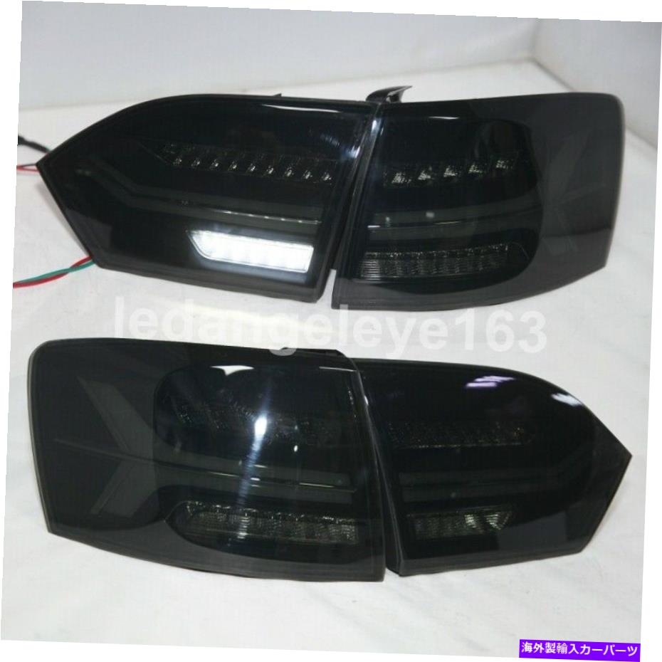 USテールライト 2011-2014年のためのスモークブラックフルLEDリアライトJetta MK6 LEDバックランプYZ Smoke black Full LED rear lights for 2011-2014 year Jetta MK6 LED back lamps YZ【並行輸入品】