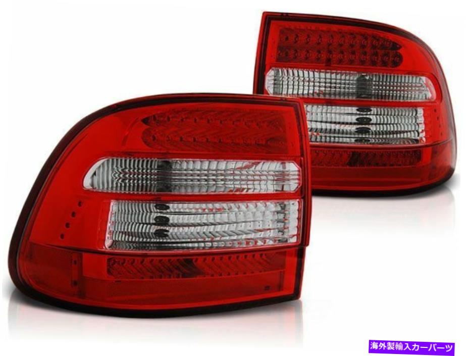 USテールライト Porsche Cayenne 2002 2003 2004 2005 2006テールライトLDPO01赤ホワイトLED PORSCHE CAYENNE 2002 2003 2004 2005 2006 TAIL LIGHTS LDPO01 RED WHITE LED【並行輸入品】