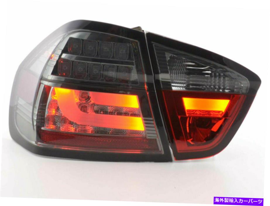 USテールライト BMW E90セダンすべての喫煙LEDライトバーテールライト2005-8 / 2008プレフィックリフトモデル BMW E90 SEDAN ALL SMOKED LED LIGHTBAR TAIL LIGHTS 2005-8/2008 PREFACELIFT MODEL【並行輸入品】|Us Custom Parts Shop USDM