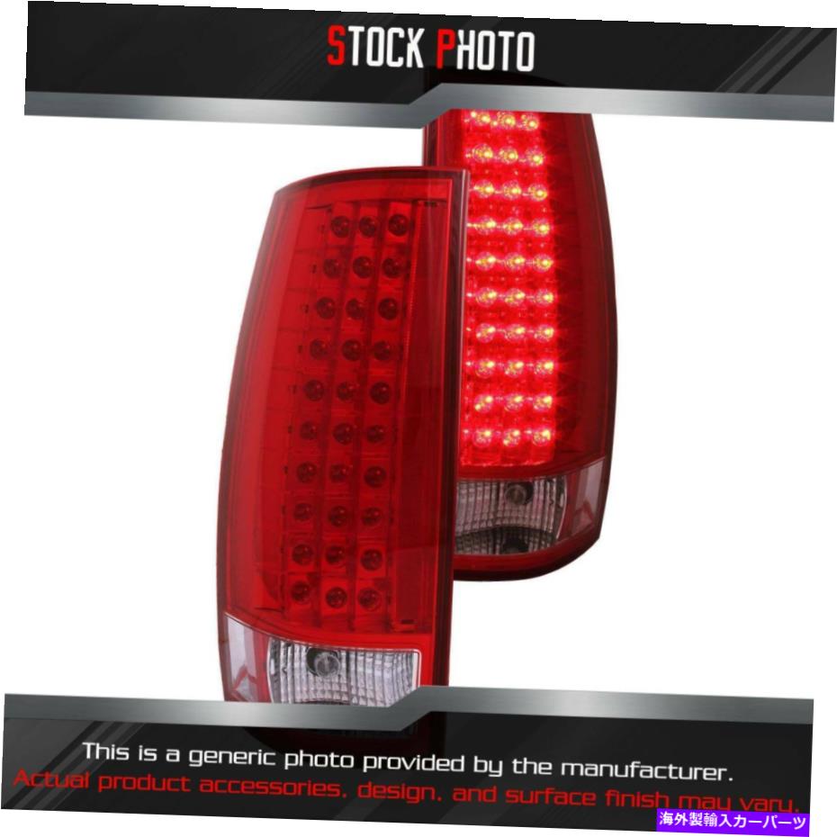 USテールライト 2007年GMC Yukon XL Denali 311082のためのAnzo Chrome / Red LEDテールライト Anzo Chrome/Red LED Tail Lights for 2007 GMC Yukon XL Denali 311082【並行輸入品】