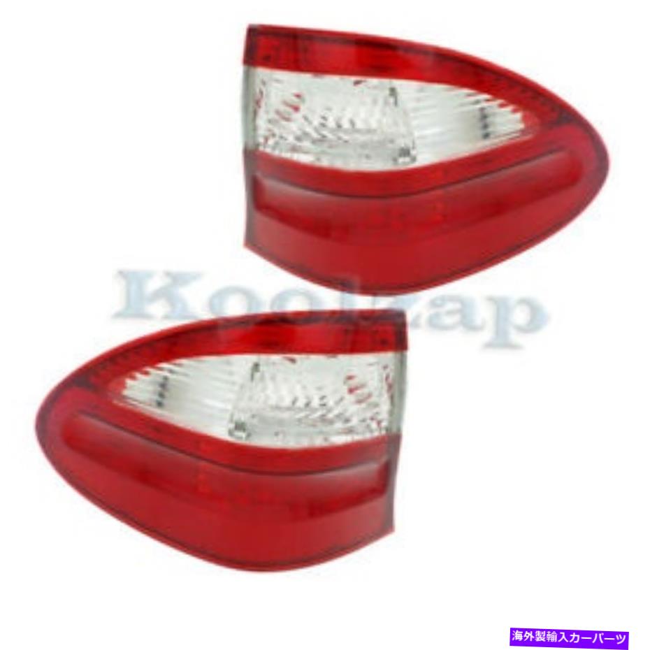 USテールライト 04-06メルセデスEクラス外部Taillight Taillampリアブレーキライトランプセットペア 04-06 Mercedes E-Class Outer Taillight Taillamp Rear Brake Light Lamp Set Pair【並行輸入品】