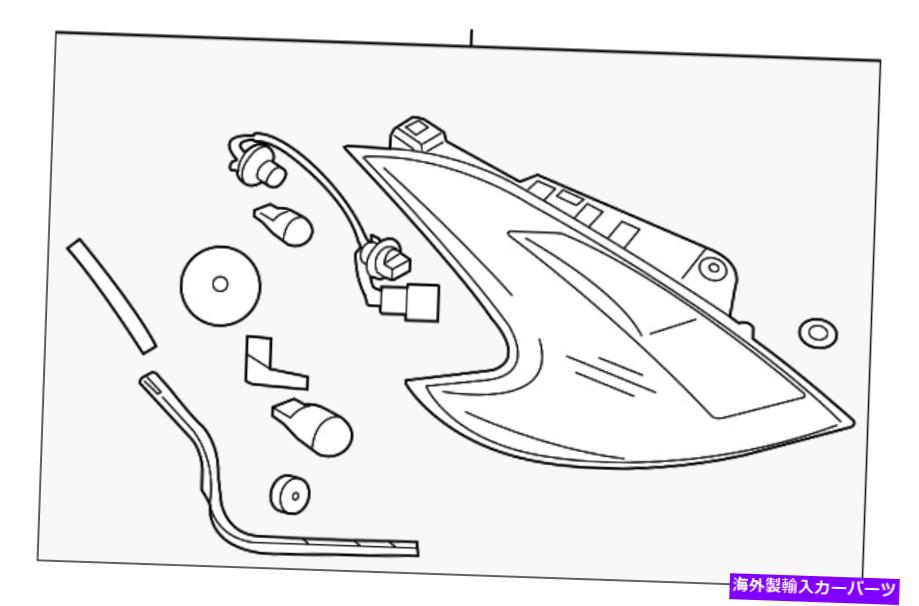 USテールライト 本物の日産コンボランプアセンブリ26555-1A6A Genuine Nissan Combo Lamp Assembly 26555-1EA6A【並行輸入品】