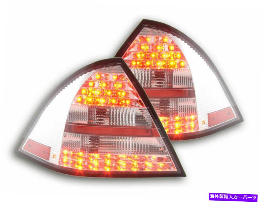 USテールライト メルセデスW203 CクラスサローンクロームルックLEDリアライト4 / 2004-2007 FaceLift MO MERCEDES W203 C CLASS SALOON CHROME LOOK LED REAR LIGHTS 4/2004-2007 FACELIFT MO【並行輸入品】｜Us Custom Parts Shop USDM