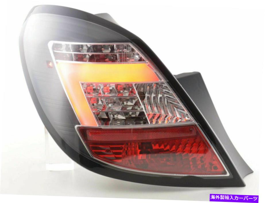 USテールライト Opel Corsa D 5ドアブラックLEDライトバーテールライトリアランプ2006-10 / 2010 OPEL CORSA D 5 DOOR BLACK LED LIGHTBAR TAIL LIGHTS REAR LAMPS 2006-10/2010【並行輸入品】 73,111円