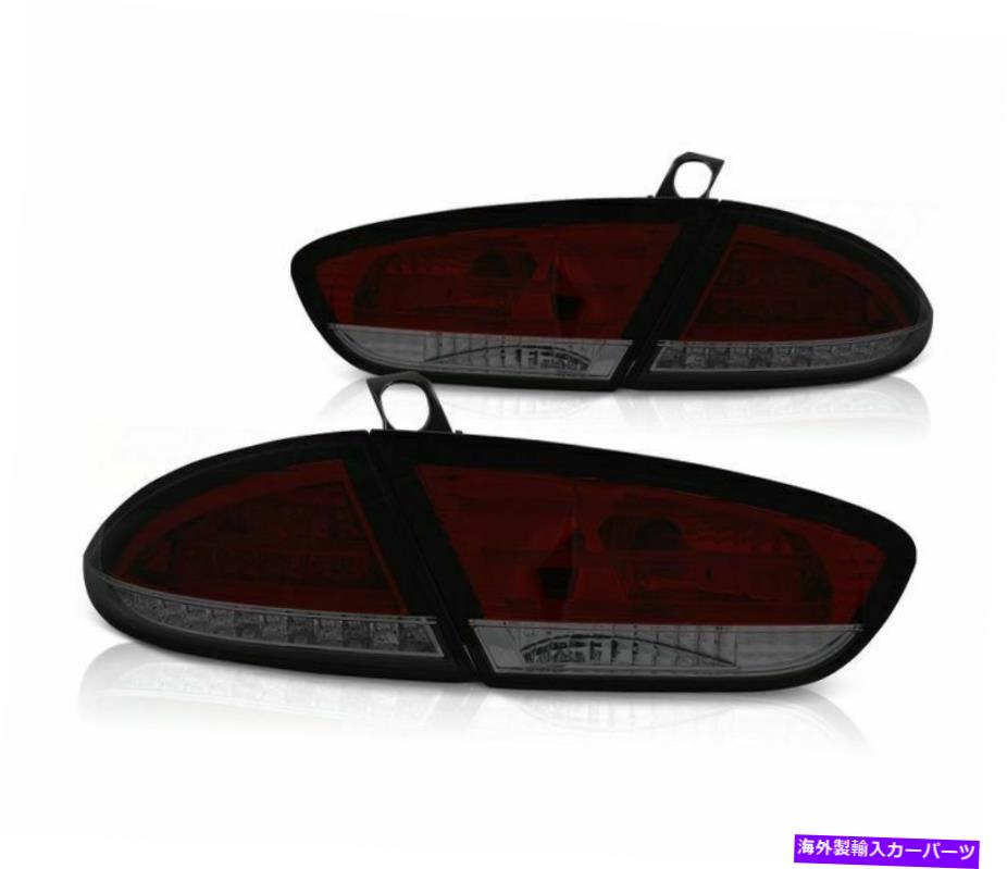 USテールライト リアLEDテールライトシートレオン2009-2013赤い煙 Rear LED Tail Lights Seat Leon 2009-2013 Red Smoke【並行輸入品】