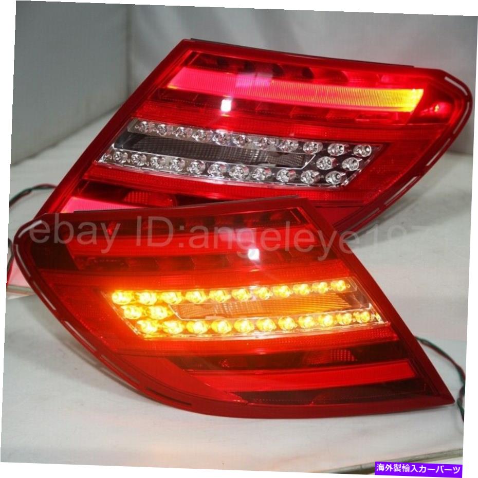 USテールライト LEDテールランプ用ベンツCクラスW204 C180 C200 C260 C300 C63 2012-2013レッド LED Tail Lamps For Benz C-Class W204 C180 C200 c260 C300 C63 2012-2013 Year Red【並行輸入品】