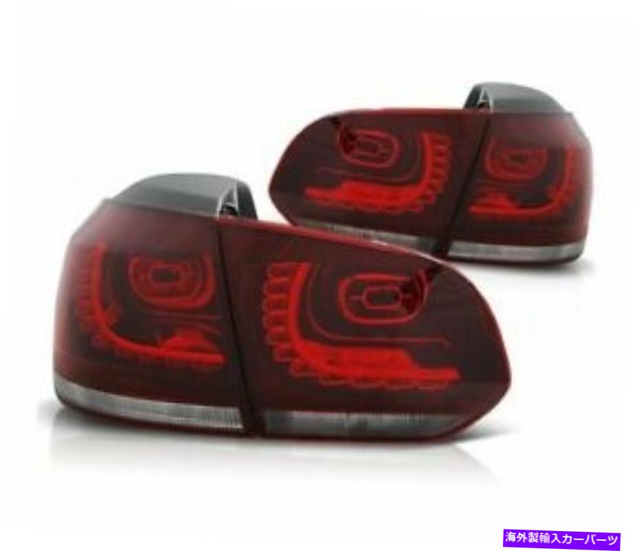 USテールライト 後部LEDテールライトVWゴルフ6 2008-2012ハッチバック赤ホワイト Rear LED Tail Lights Vw Golf 6 2008-2012 Hatchback Red White【並行輸入品】｜Us Custom Parts Shop USDM