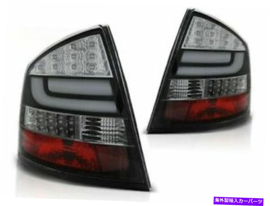 USテールライト Skoda Octavia II Sedan 2004 2005 2006 2007 LDSK14テールリアライトLEDブラック SKODA OCTAVIA II SEDAN 2004 2005 2006 2007 LDSK14 TAIL REAR LIGHTS LED BLACK【並行輸入品】