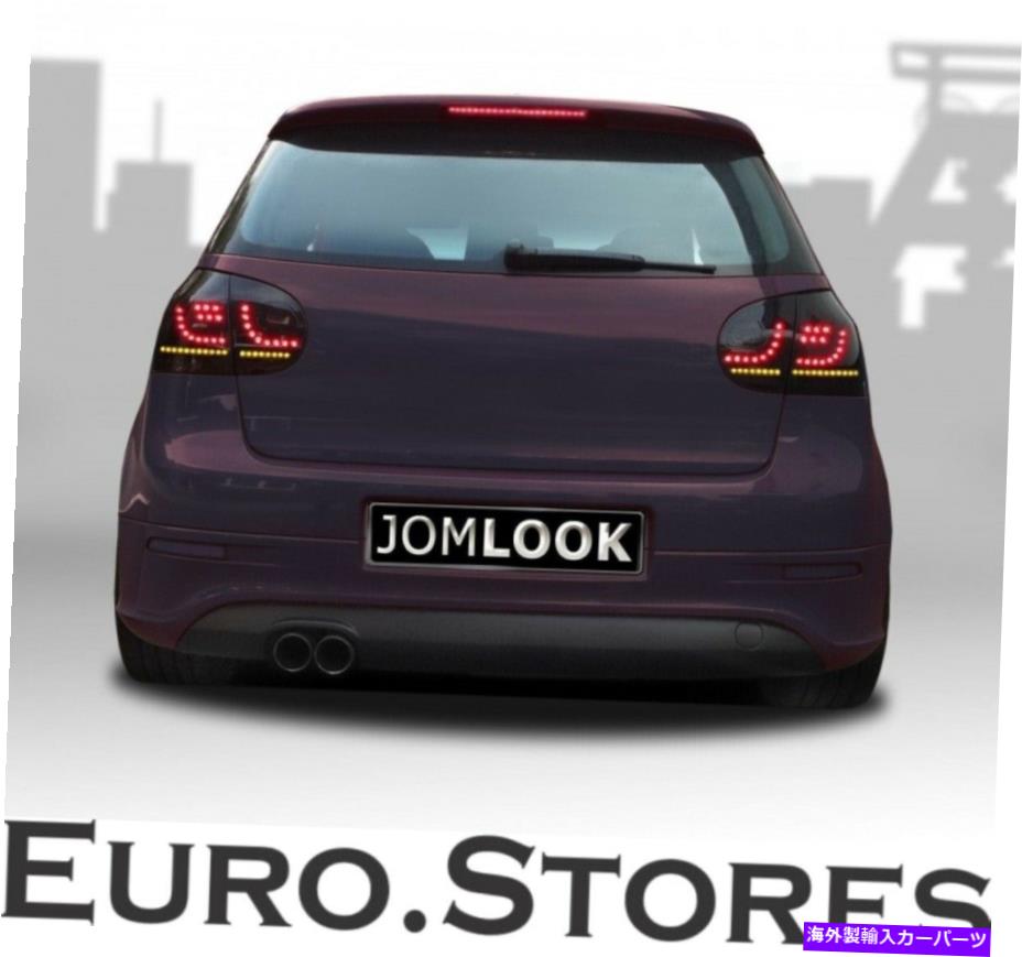 USテールライト JOM都市LED TaillightsリアライトVWゴルフのブラックスモークで設定5 V MK5 NEW JOM URBAN LED Taillights Rear Lights SET in Black Smoke for VW Golf 5 V MK5 New【並行輸入品】