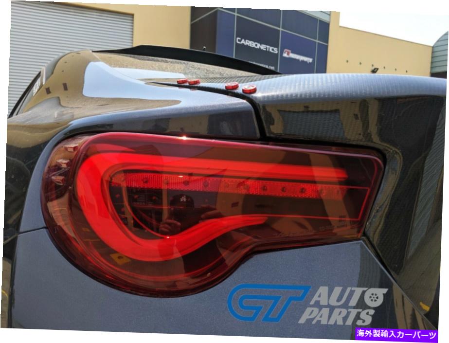 USテールライト Toyota 86 GTS Subaru BrzダイナミックブリンクのためのValenti Smoke Red Taillight Valenti Smoke Red LED Taillight for Toyota 86 GTS Subaru BRZ Dynamic Blinker【並行輸入品】