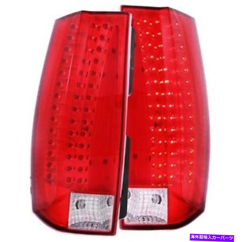 USテールライト Anzo LED Taillights Redclear Lookフィット2007-2014シボレー郊外311190 ANZO LED TAILLIGHTS REDCLEAR LOOK FITS 2007-2014 CHEVROLET SUBURBAN 311190【並行輸入品】