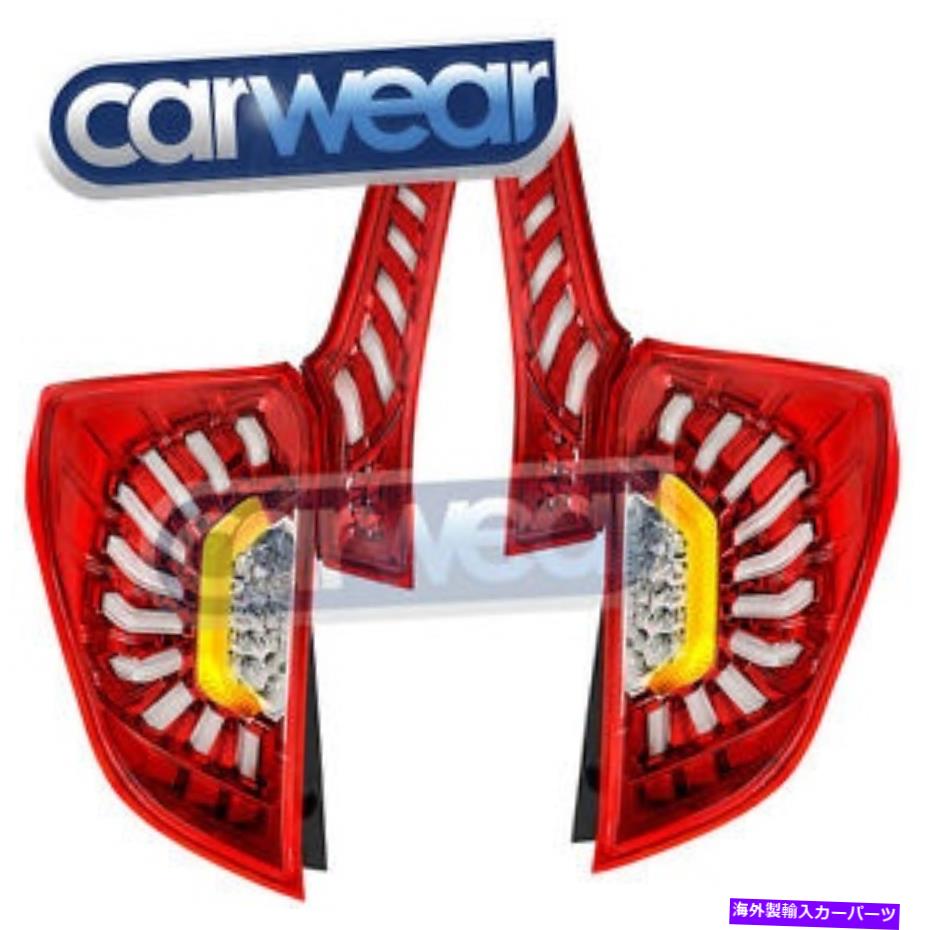 USテールライト 赤いLEDテールライトホンダジャズフィットGD 2014- Vibe Gliクリアレッドテールライト RED LED TAIL LIGHTS HONDA JAZZ FIT GD 2014- Vibe GLi CLEAR RED TAIL LIGHTS【並行輸入品】｜Us Custom Parts Shop USDM