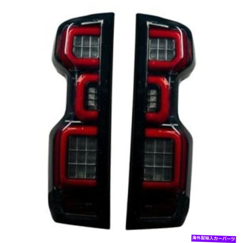 USテールライト Recon 264397BKテールライトOLED 19~20シボリーSilverado 1500＆2500 Recon 264397BK Tail Lights OLED Smoked For 19-20 Chevy Silverado 1500 & 2500 NEW【並行輸入品】
