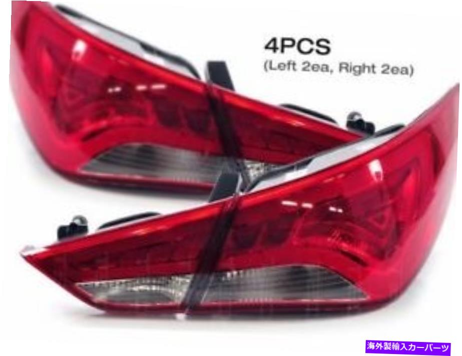 USテールライト OEM LEDリアテールライトランプがHyundai 2013 2013 2013 2013 2014年YF Sonata I45 OEM LED Rear Tail Light Lamp for HYUNDAI 2011 2012 2013 2014 YF SONATA i45【並行輸入品】