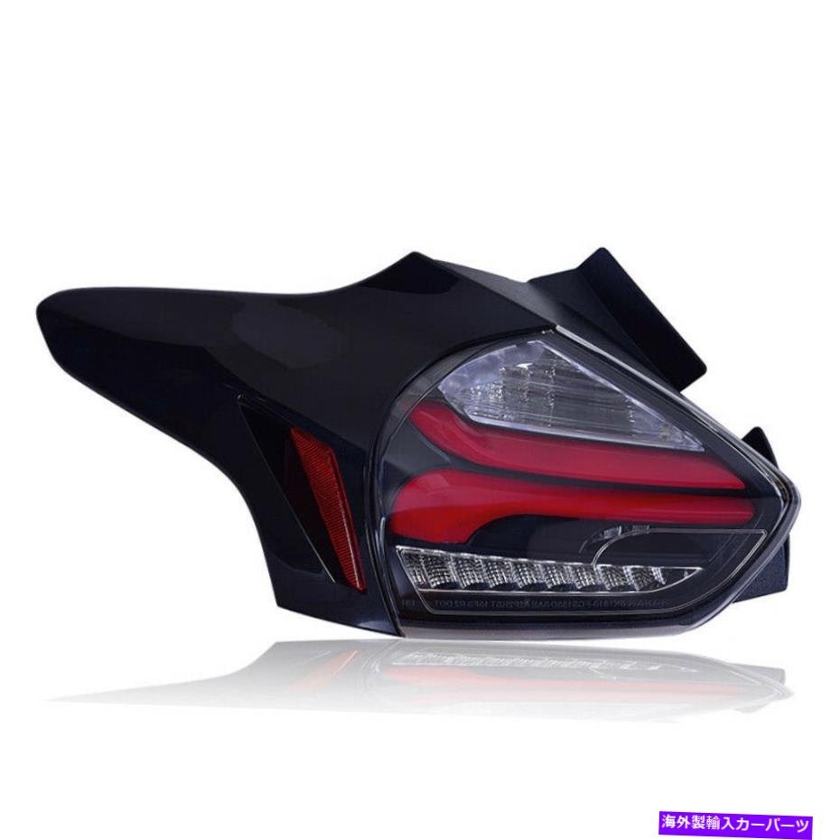 USテールライト テールライトLEDスモークレンズリアテールライトアセンブリランプフィットフォーカスフォーカス15-17 Tail lights LED Smoke Lens Rear Taillight Assembly Lamp Fit For Ford Focus 15-17【並行輸入品】