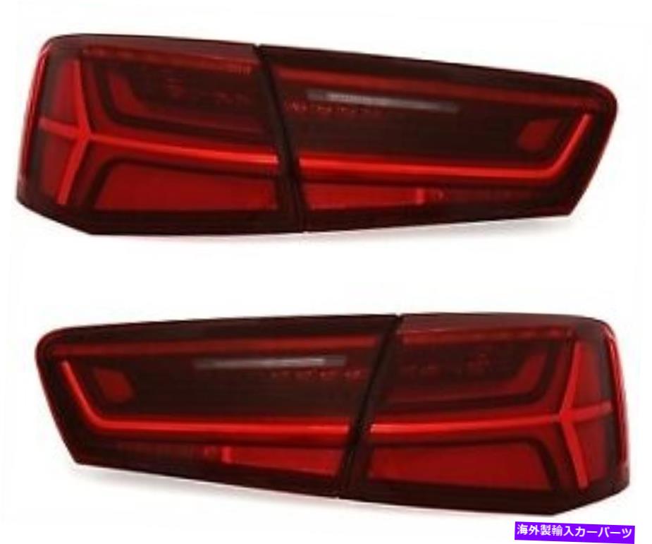 USテールライト アウディA6 C7セダンLEDライトバーテールライト動的ターン信号4 / 2011-10 / 2014 AUDI A6 C7 SEDAN LED LIGHTBAR TAIL LIGHTS DYNAMIC TURN SIGNALS 4/2011-10/2014【並行輸入品】|Us Custom Parts Shop USDM