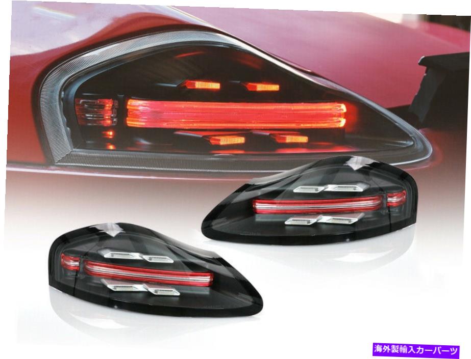 USテールライト 718 1997-04 Porsche Boxster 986のためのスタイルのフルLEDクリア/レッドバーテー??ルライトセット 718 Style Full LED Clear/Red Bar Tail Light Set For 1997-04 Porsche Boxster 986【並行輸入品】｜Us Custom Parts Shop USDM