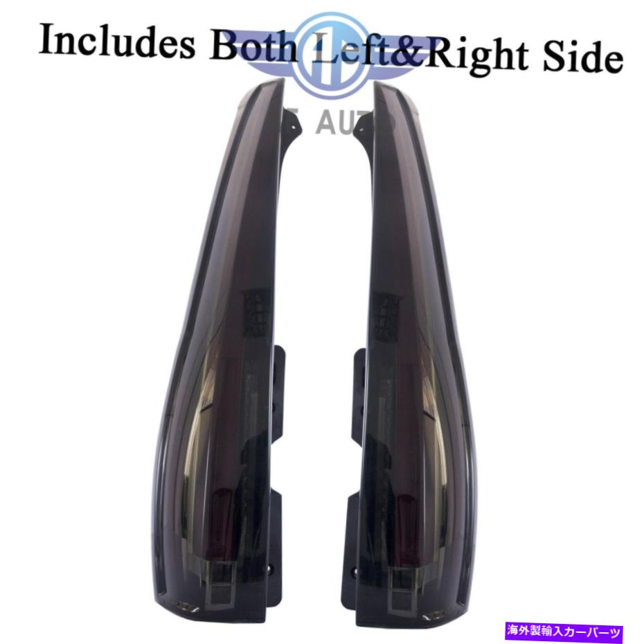USテールライト 煙の色合いLEDテールライトの後部ランプは07-14シボレー郊外Tahoe GMC Yukon Smoke Tinted LED Tail Lights Rear Lamps For 07-14 Chevy Suburban Tahoe GMC Yukon【並行輸入品】