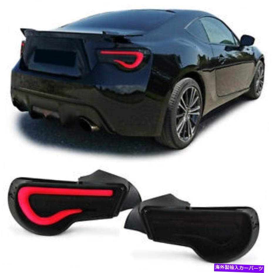 USテールライト 燻製LEDライトバーテールライトダイナミックなターンシグナルSubaru Brz Toyota GT86 SMOKED LED LIGHTBAR TAIL LIGHTS WITH DYNAMIC TURN SIGNALS SUBARU BRZ TOYOTA GT86【並行輸入品】
