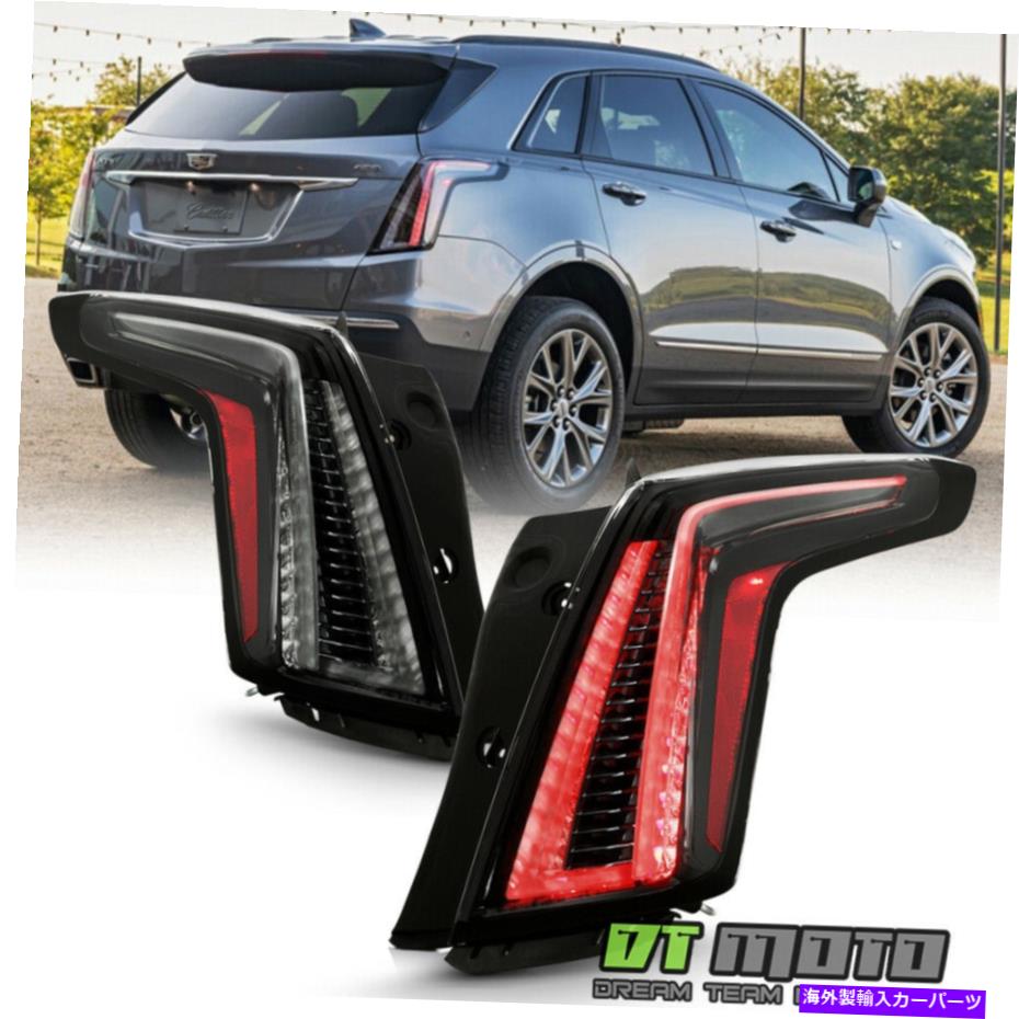 USテールライト 2017-2021キャデラックXT5ブラックスタイル全LEDテールライトブレーキランプ左+右 2017-2021 Cadillac XT5 Black Style Full LED Tail Lights Brake Lamps Left+Right【並行輸入品】｜Us Custom Parts Shop USDM