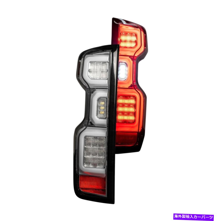 USテールライト Chevy Silverado 2500 HD 20 Recon Clear光ファイバLEDテールライト For Chevy Silverado 2500 HD 20 Recon Clear Fiber Optic LED Tail Lights【並行輸入品】