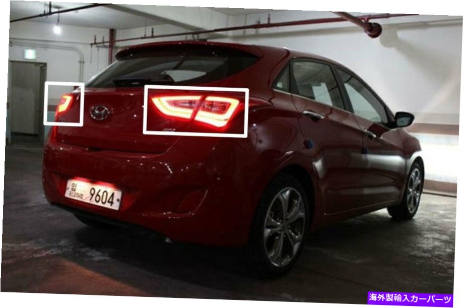 USテールライト 2011+ Hyundai I30 Elantra Touring OEM LEDテールライトリアアッシーフルキット For 2011+ HYUNDAI i30 Elantra Touring OEM LED Tail Light Rear Assy Full Kits【並行輸入品】