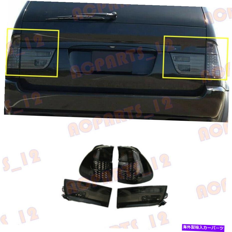 USテールライト BMW X5 E53 2000-2007喫煙黒LEDテールライトブレーキアセンブリの調整 For BMW X5 E53 2000-2007 Smoked Black LED Tail Light Brake Assembly Refiting【並行輸入品】|Us Custom Parts Shop USDM
