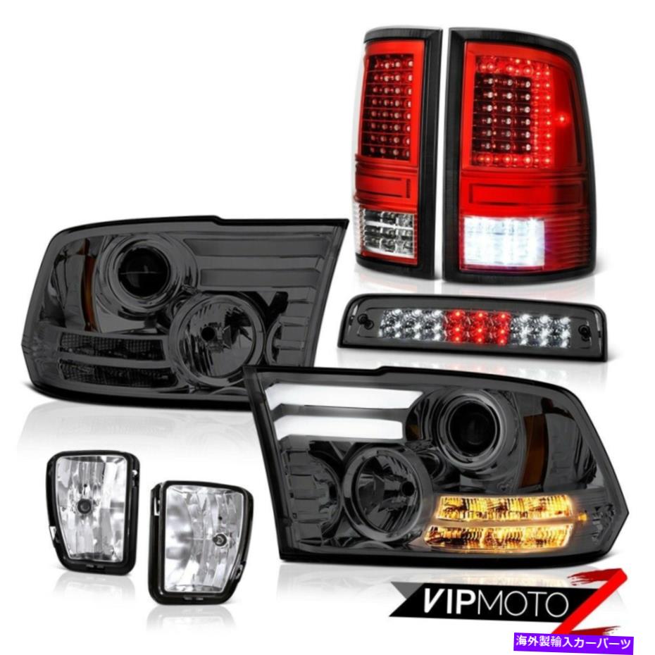 USテールライト 2013-2018ダッジRAM 1500 LEDテールライトブレーキライト駆動DRLヘッドランプペア 2013-2018 Dodge RAM 1500 LED Tail Light Brake Lights Driving DRL Head Lamps PAIR【並行輸入品】