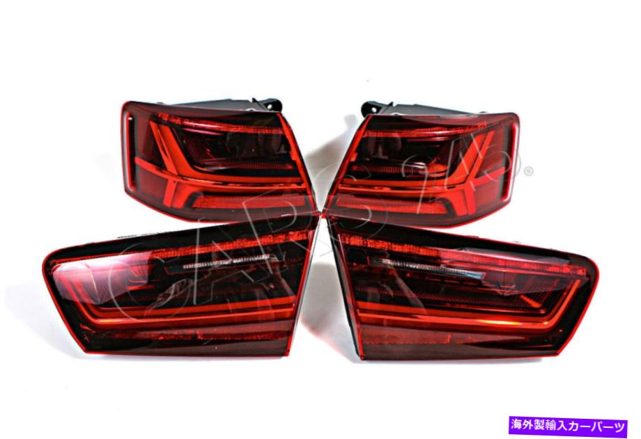 USテールライト 内側の外側のLEDテールライトリアランプセットAudi A6 C7セダンファシフィールド2014- Inner Outer LED Tail Lights Rear Lamps SET For AUDI A6 C7 Sedan Facelift 2014-【並行輸入品】|Us Custom Parts Shop USDM
