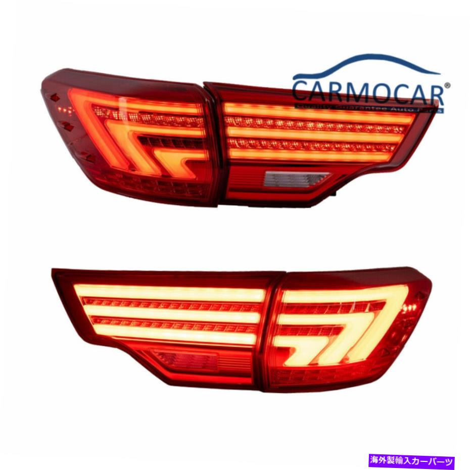 USテールライト 新しいペアLEDテールライトレッドリアランプがフィット04-18トヨタハイランダ New Pair LED Tail Light Red Rear Lamps Fits 04-18 Toyota Highlander【並行輸入品】 100,420円