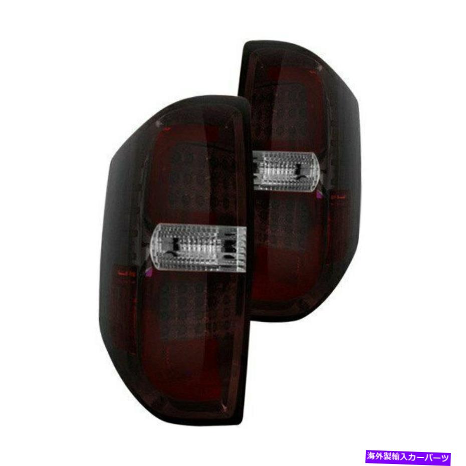 USテールライト トヨタツンドラ14-20 Recon Chrome Red / Skok繊維光学LEDテールライト For Toyota Tundra 14-20 Recon Chrome Red/Smoke Fiber Optic LED Tail Lights【並行輸入品】