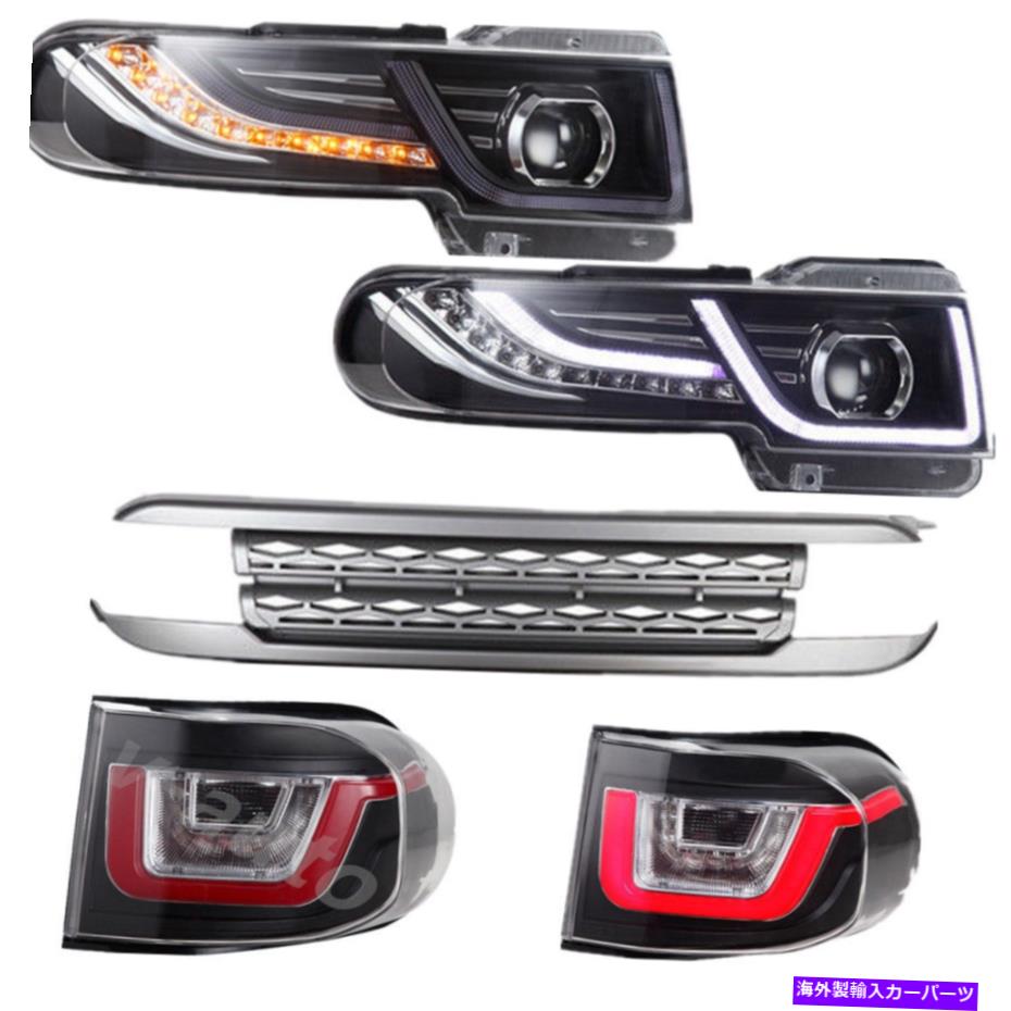 USテールライト トヨタFJ Cruiser 2007-2015 LEDのヘッドライトとテールライトがLED GrilleでLED For Toyota FJ Cruiser 2007-2015 LED Headlights and Taillights LED with Grille【並行輸入品】
