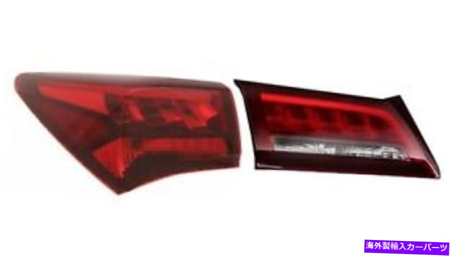 USテールライト 運転手左インナー＆外純正テールライトブレーキランプ用TLX 15-17 Driver Left Inner & Outer Genuine Tail Lights Brake Lamps For Acura TLX 15-17【並行輸入品】 114,146円