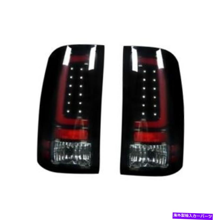 USテールライト GMCシエラ07-13ペアのためのRecon 264389BK OLEDテールライトスモークレンズ Recon 264389BK Oled Tail Lights Smoked Lens For Gmc Sierra 07-13 Pair NEW【並行輸入品】