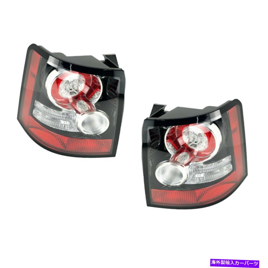 USテールライト 2012-2013レンジローバースポーツブラックトリムLEDリアテールライトセットペア純正新品 2012-2013 Range Rover Sport Black Trim LED Rear Tail Light Set Pair Genuine New【並行輸入品】