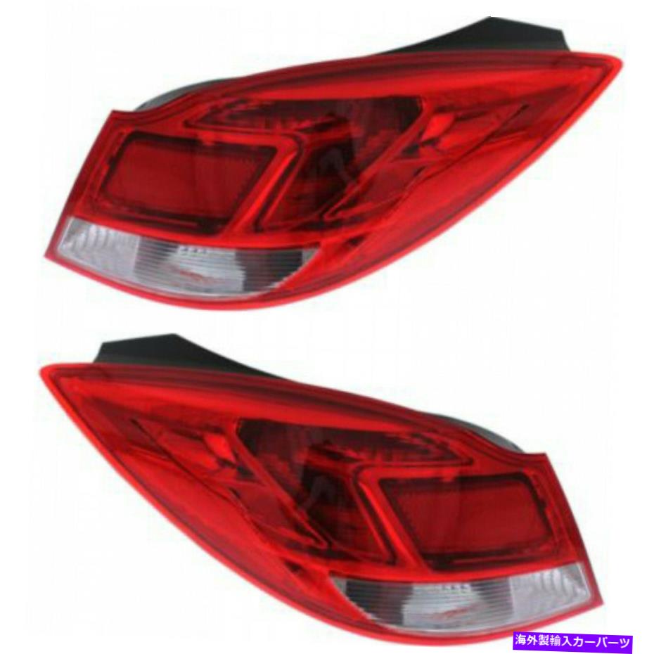 USテールライト Buick Regal Tail Lightアセンブリ2011 2012 2013 LHおよびRHペア/セットアウター For Buick Regal Tail Light Assembly 2011 2012 2013 LH and RH Pair / Set Outer【並行輸入品】