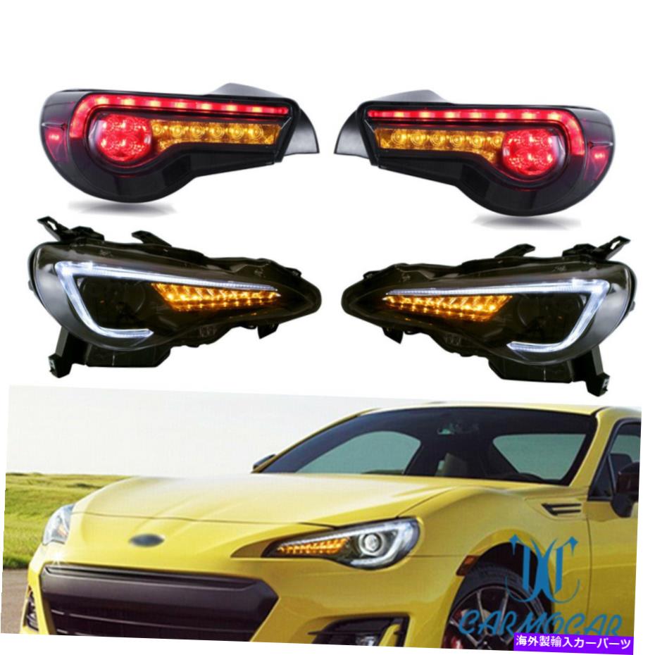 USテールライト トヨタ2013-17 GT-86のためのLEDヘッドライト+テールライト＆Subaru Brz＆Scion FRS LED Headlights+Tail Lights For Toyota 2013-17 GT-86 & Subaru BRZ & Scion Frs【並行輸入品】