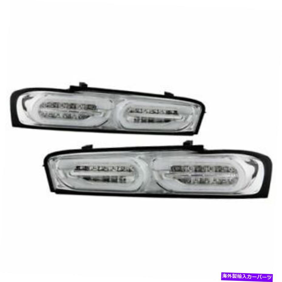 USテールライト Spyder 5087249 LEDテールライトクロムのための16-18 Chevy Camaro New Spyder 5087249 LED Tail Lights Chrome For 16-18 Chevy Camaro NEW【並行輸入品】